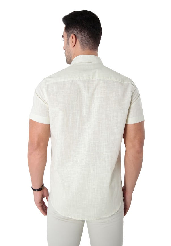 CAMISA MANGA CURTA SLIM FIT FLAMÊ