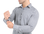 CAMISA SOCIAL SLIM FIT MANGA LONGA XADREZ