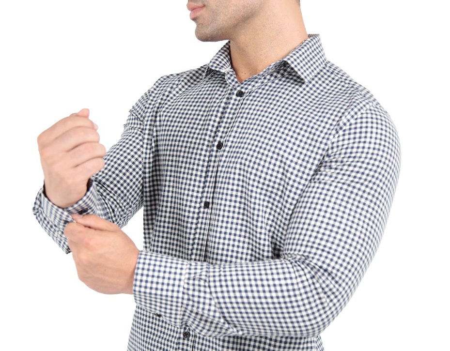 CAMISA SOCIAL SLIM FIT MANGA LONGA XADREZ