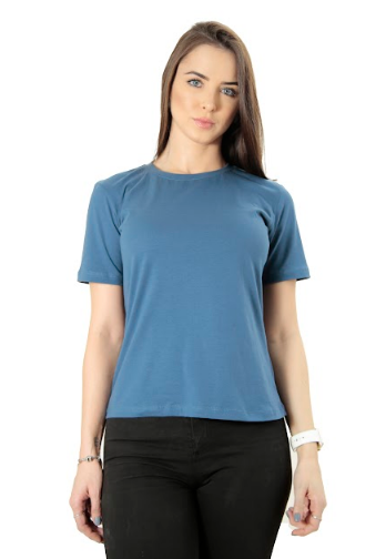 CAMISETA FEMININA BABY LONG GOLA REDONDA