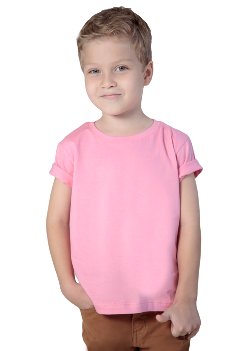CAMISETA INFANTIL BÁSICA GOLA REDONDA