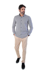 CAMISA SOCIAL SLIM FIT MANGA LONGA XADREZ