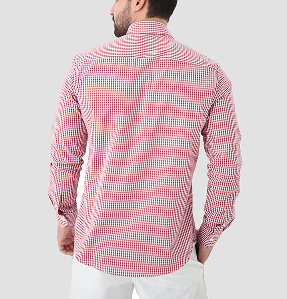 CAMISA SOCIAL SLIM FIT MANGA LONGA XADREZ