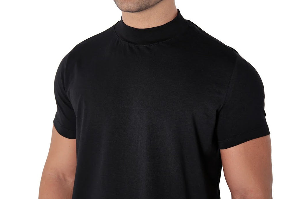 CAMISETA PREMIUM ALGODÃO EGÍPCIO GOLA ALTA