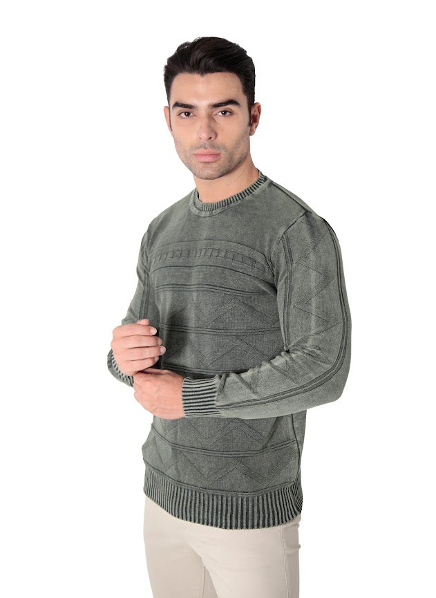 SUÉTER TRICOT 3D ESTONADO PIEMONTE
