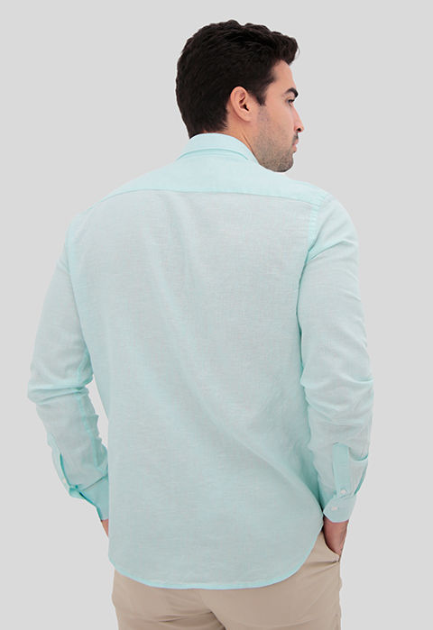 CAMISA MANGA LONGA LINHO SLIM FIT