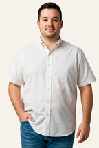 CAMISA MANGA CURTA PLUS OXFORD BUTTON DOWN