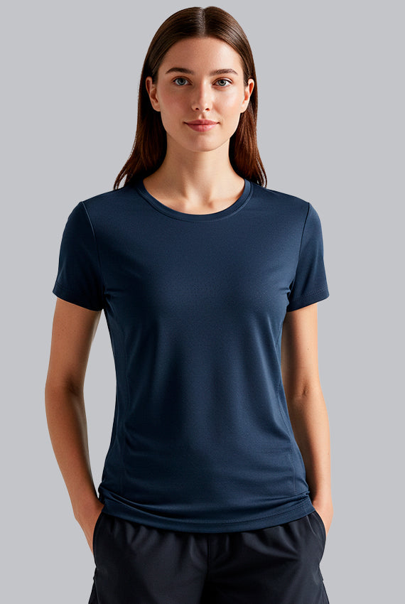 CAMISETA FEMININA FITNESS DRY POLIAMIDA