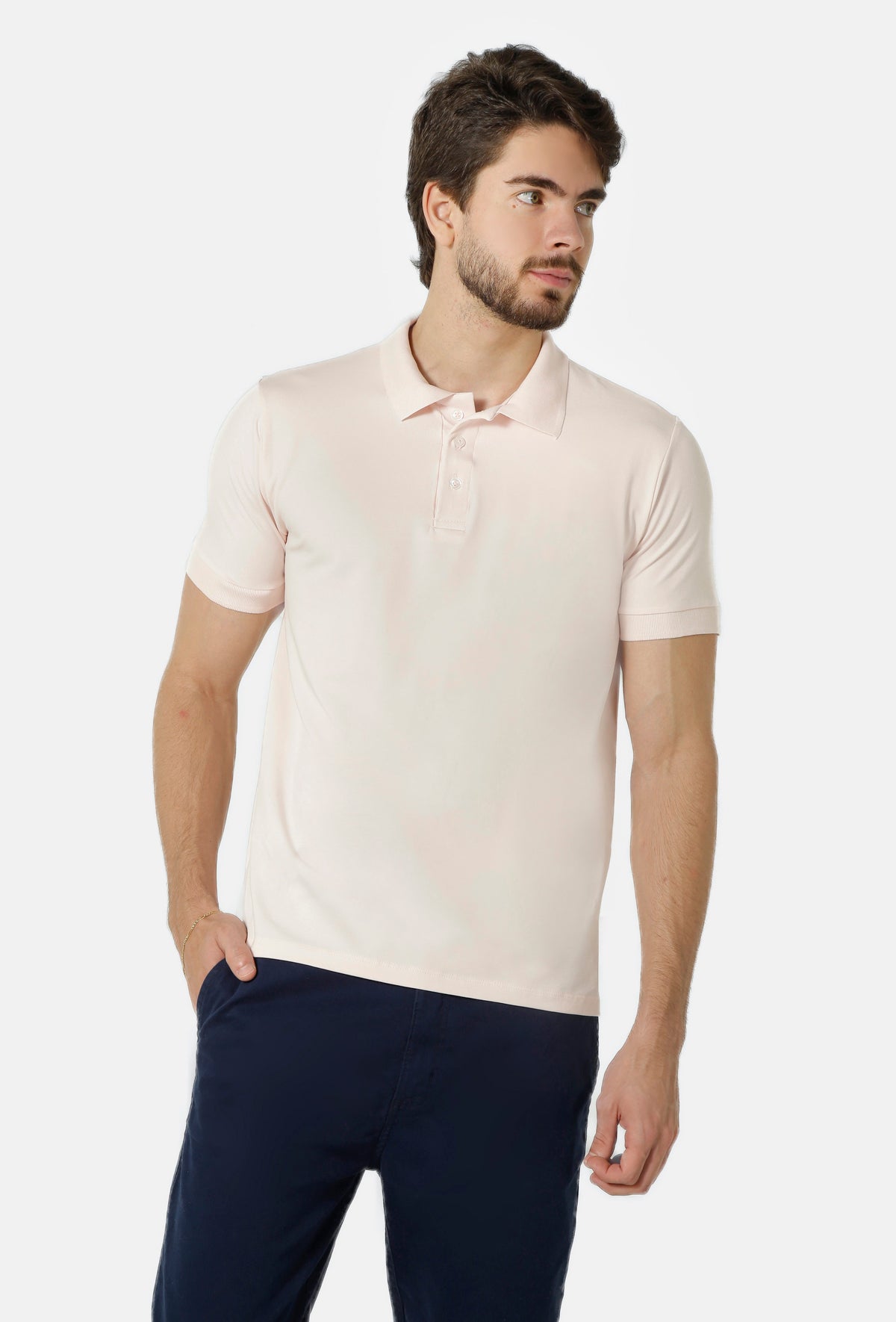 POLO COTTON PIMA COM ELASTANO LISA